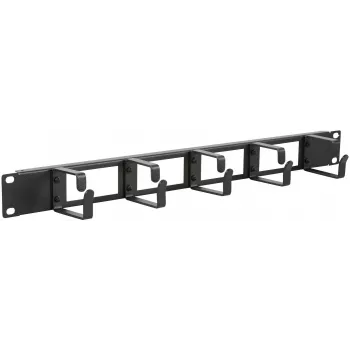 Lanview 1U 48,30cm (19) KABELIŲ TVARKYMO SKYDELIS (RAO110BL)