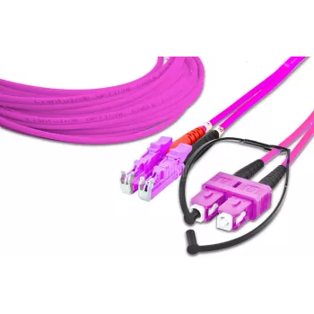 Lightwin aukštos kokybės dvipusis LWL komutacinis kabelis - MM OM4 - LSH - SC (LDP-50 LSH-SC 1.0 OM4)