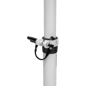 Garsiakalbio stovas Omnitronic BPS-2 White — reguliuojamo aukščio, grindų trikojis kolonėlėms
