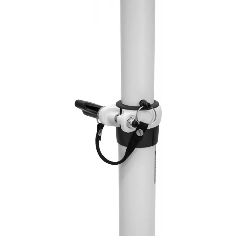 Garsiakalbio stovas Omnitronic BPS-2 White — reguliuojamo aukščio, grindų trikojis kolonėlėms