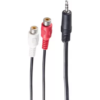 Garsinis kabelis 3,5 mm 2 × RCA ShiverPeaks BS30771
