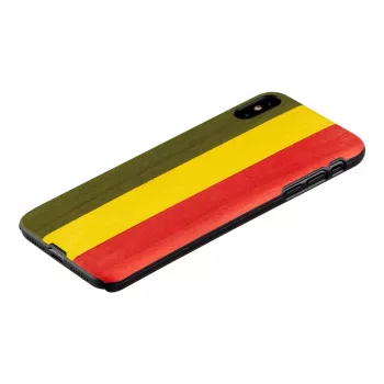 Išmaniojo telefono dėklas man and wood, skirtas iPhone XS Max – modelis Reggae, juodas