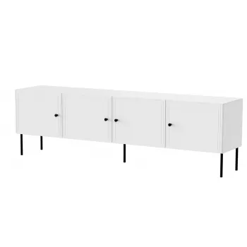 4D RTV spintelė PALAZZO BIS 201x40x60 baltas matinis