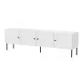 4D RTV spintelė PALAZZO BIS 201x40x60 baltas matinis