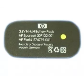 3,6 V baterijų blokas ASSEMBLY500MAH NiMH ovalios formos