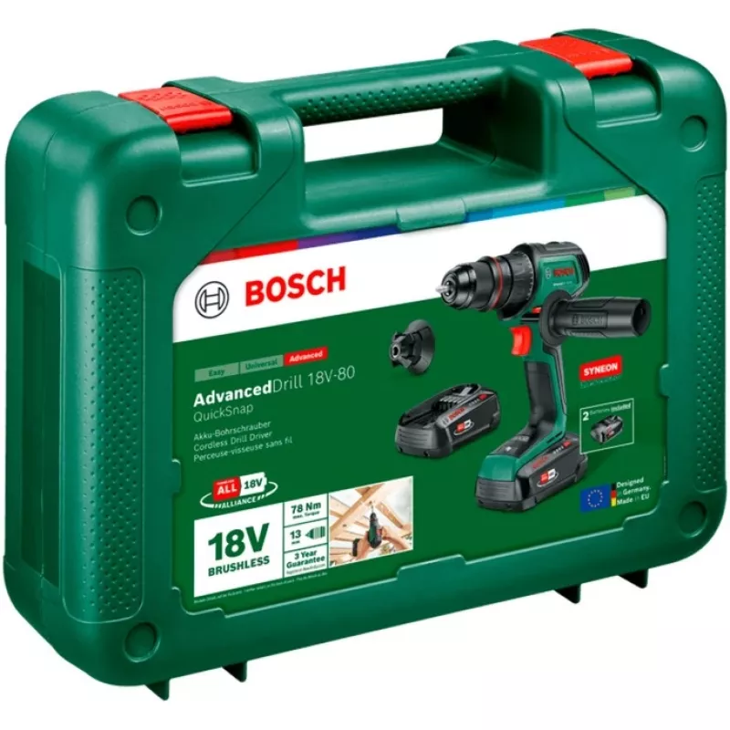 Bosch 06039E2002 Belaidis grąžtas, juodas