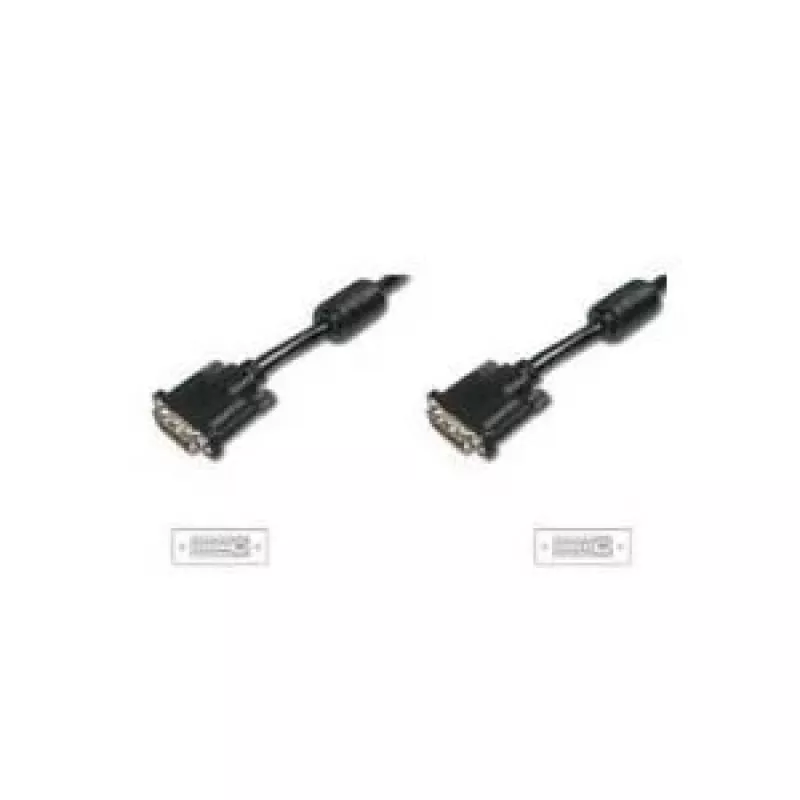 DVI kabelis Digitus DK-320101-030-S 3,05 m DVI-D juodas