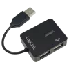USB šakotuvas LOGILINK UA0139 — 4 prievadų USB 2.0, 480 Mbit/s, juodas
