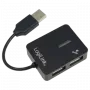 USB šakotuvas LOGILINK UA0139 — 4 prievadų USB 2.0, 480 Mbit/s, juodas