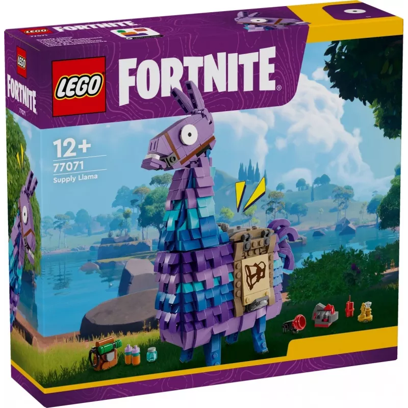 Laikymo žaislas LEGO 77071 Fortnite Llama konstrukcinis žaislas – LEGO prekės ženklo laikymo ir demonstravimo įrenginys