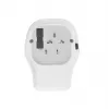 Sieninis kelioninis adapteris GEMBIRD TPA-1A2C20-02-W 20W — 1×USB-A + 2×USB-C, Type G kištukas, 100–250V, baltas