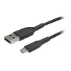 USB laidas Belkin CAB007bt1MBK 1 m USB A Micro-USB A juodas