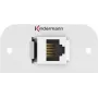 Kindermann 7441000526 RJ-45 aliumininis kištukinis lizdas (7441000526)