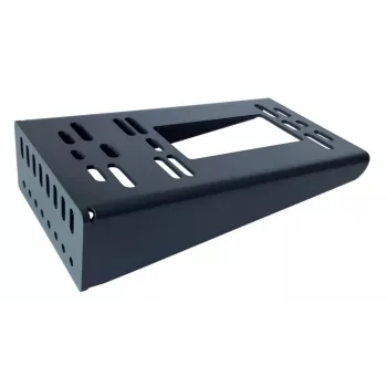 Montavimo pagrindas cinkuotam RAL7016 stulpui, skirtas NICE, FAAC, GENIUS, SOMFY, BFT, DEA, CAME, GISE pavaroms