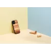 Apsauginis išmaniojo telefono dėklas „man and wood“, skirtas „iPhone 12 mini“ – juodas