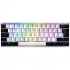 Sharkoon SGK50 S4 klaviatūra, skirta žaidimams, USB, QWERTZ, vokiška, balta, RGB LED