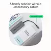 USB šakotuvas Green Cell HUB-GC-C4A — 4 prievadų USB-C 3.0 šakotuvas