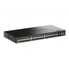 D-Link 52 prievadų gigabito jungiamas išmanusis valdomas komutatorius su 4 x 10G SFP+ prievadais