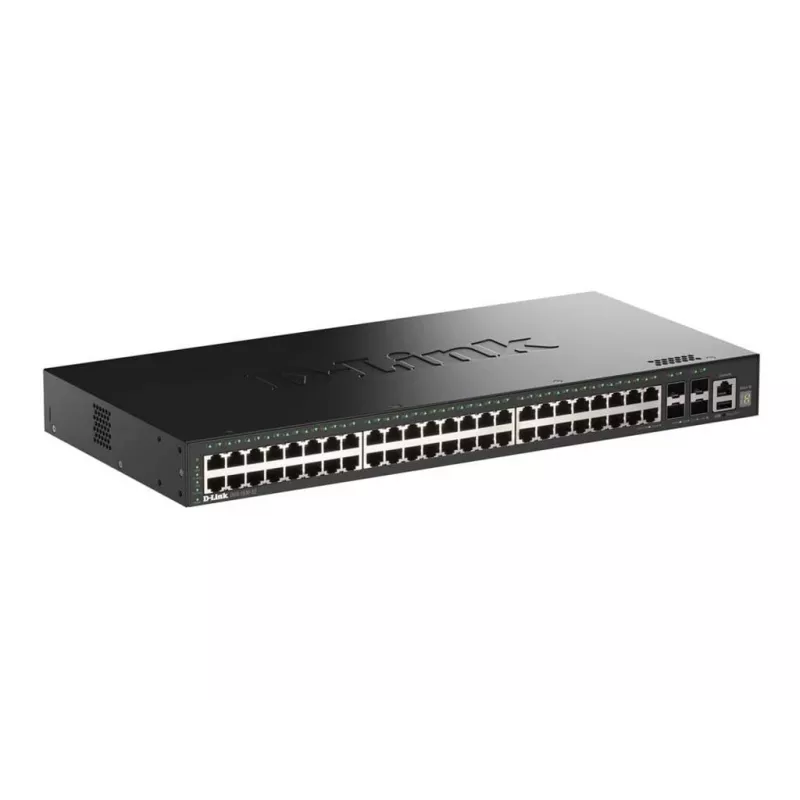 D-Link 52 prievadų gigabito jungiamas išmanusis valdomas komutatorius su 4 x 10G SFP+ prievadais