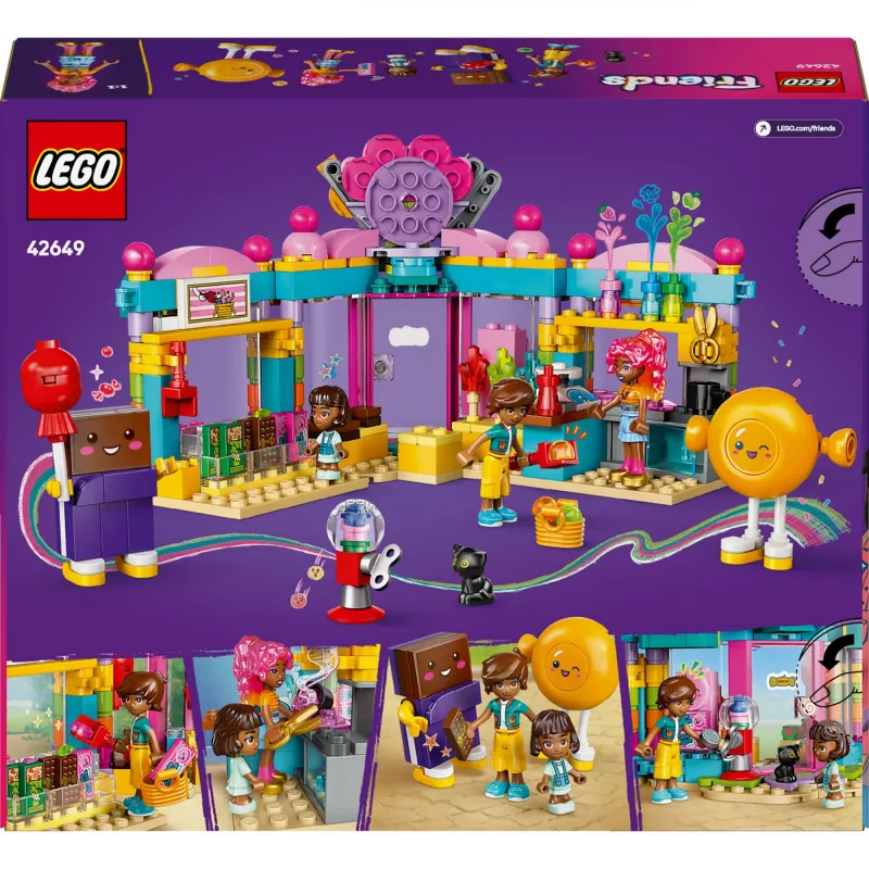 LEGO FRIENDS 42649 „Širdies ežero miesto“ saldainių parduotuvė