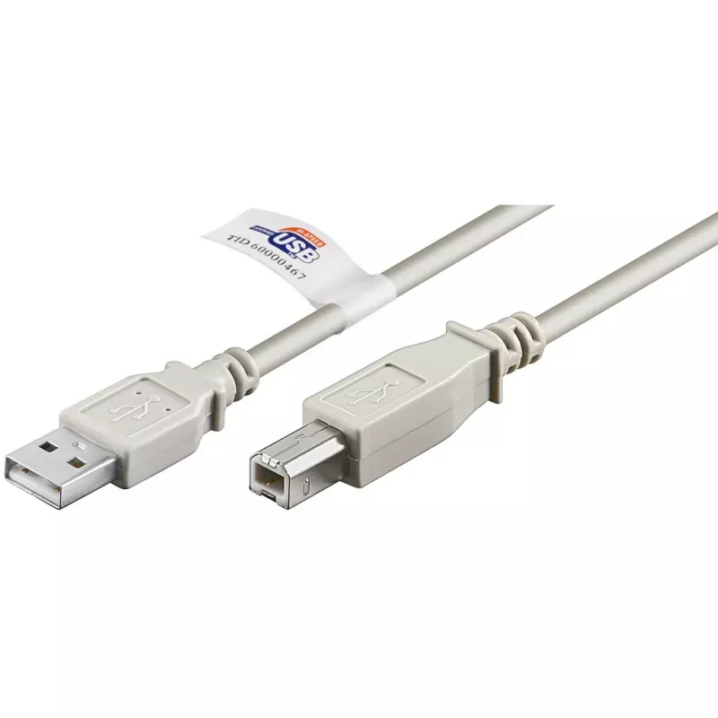 Goobay 50833 USB laidas pilkas