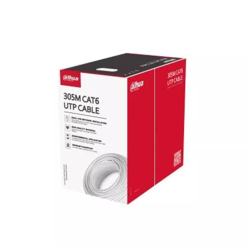 Dahua Technology PFM923I-6UN-C tinklo kabelis 305 m Cat6 U/UTP (UTP)
