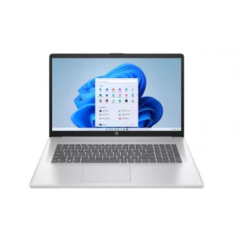 HP 17-cp2561ng Nešiojamasis kompiuteris 17,3 FHD Ryzen 5 7520U 8GB 512GB SSD Win11 QWERTZ Sidabrinis