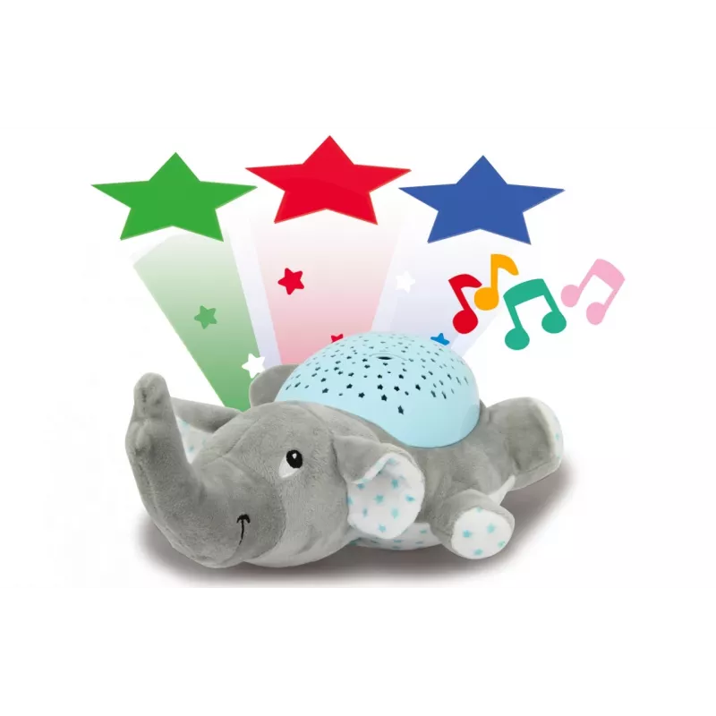 Jamara Dreamy Elephant kūdikių naktinė lemputė mėlyna - pilka (460432)