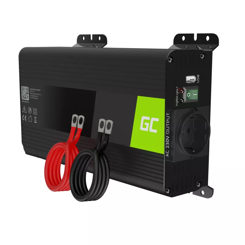 Automobilinis galios keitiklis Inverter 12V 500W/1000W