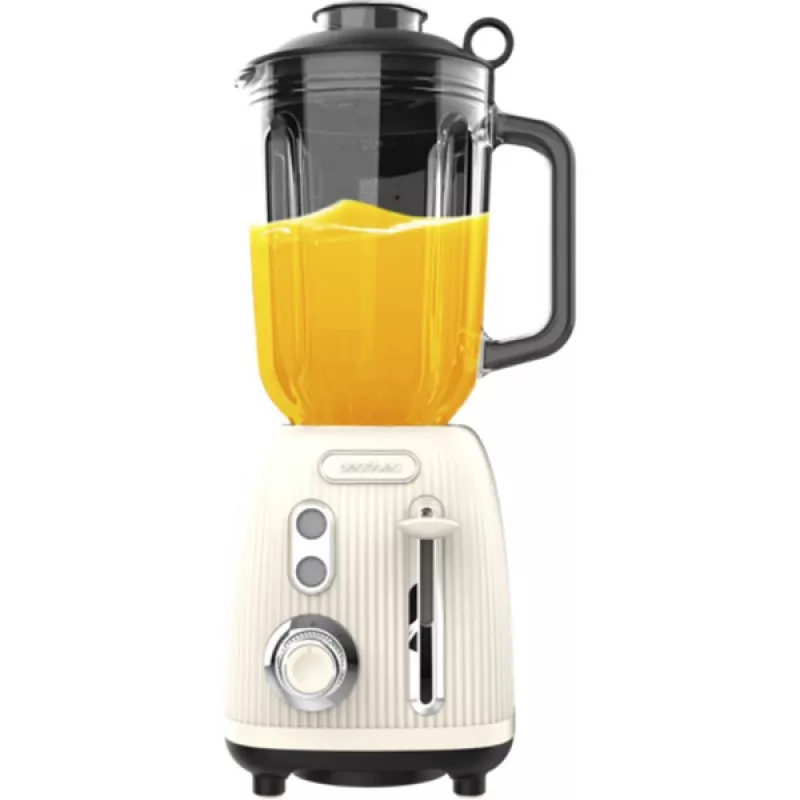 Stacionarus maišytuvas CECOTEC Power Juoda Titanium RetroBeige, 1200 W, 1,5 l dubuo