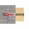 fischer Universalus kaištis DUOPOWER 8x40 BigBox šviesiai pilkas/raudonas 450 vnt. užsegamas (570549)