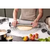 Silicone ir nerūdijančio plieno GEFU Rego virtuvės kilimėlis 397×55×55 mm lygiu paviršiumi