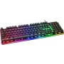 Deltaco Gaming GAM-021-RGB-DE laidinė, USB žaidimų klaviatūra ergonominė, apšviesta vokiška, QWERTZ juoda (GAM-021-RGB-DE)