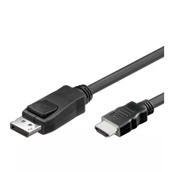 Kabelio adapteris Alcasa DP-HDMI 2m DisplayPort į HDMI tipo A, juodas