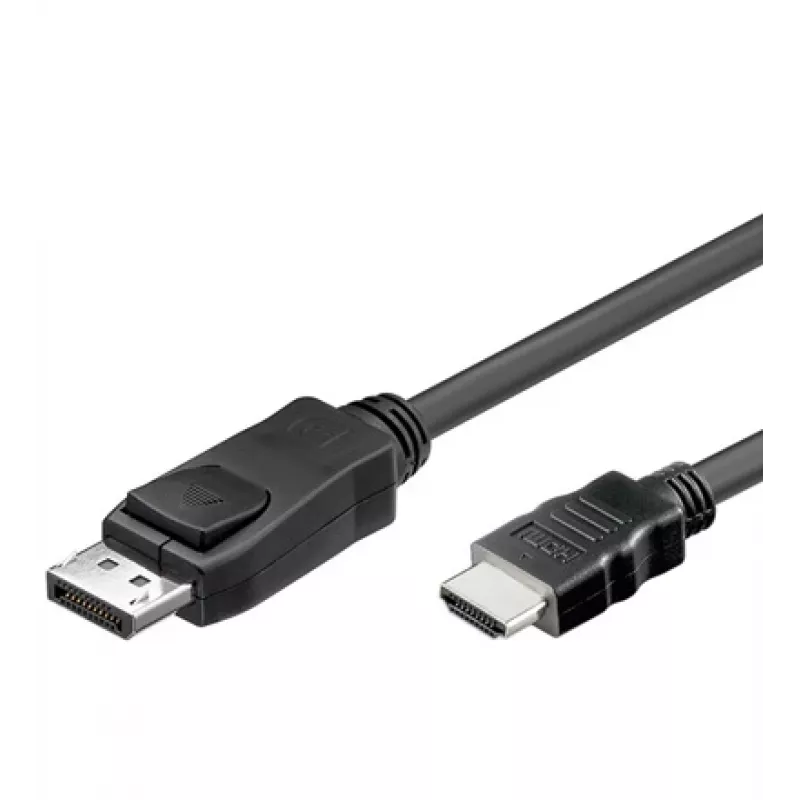 Kabelio adapteris Alcasa DP-HDMI 2m DisplayPort į HDMI tipo A, juodas