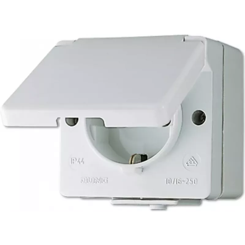 Įleidimo dėžutė JUNG 620 WX F tipas, montuojama lygiai, aukštis 55 mm