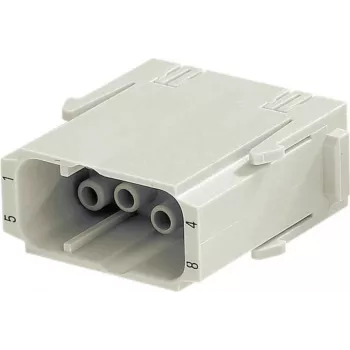 Harting jungtis Han C-modulio kontaktinis įdėklas 09 14 008 3001 — 8 signaliniai kontaktai + PE, presavimo