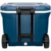 Coleman 50QT Xtreme Wheeled Cooler, mėlynas, plastikas, poliuretanas (PU), juoda, 47 l, 113 kg