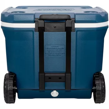 Coleman 50QT Xtreme Wheeled Cooler, mėlynas, plastikas, poliuretanas (PU), juoda, 47 l, 113 kg