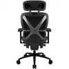Biuro kėdė Thunder X3 XTC Ergonomic Loft Dark G — aukšta nugara, reguliuojamos porankiai