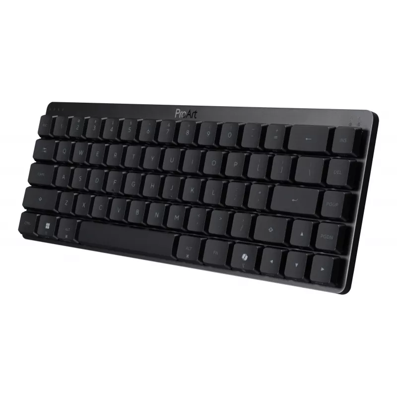Klaviatūra ASUS ProArt KD300 65% mechaninė RGB, USB + RF belaidė + Bluetooth, juoda