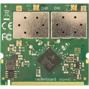 MikroTik R52HnD vidinė WLAN tinklo plokštė