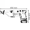 Bosch 0 601 64J 000 stūmoklinis pjūklas 2700 spm Juoda, Mėlyna, Raudona, Sidabrinė