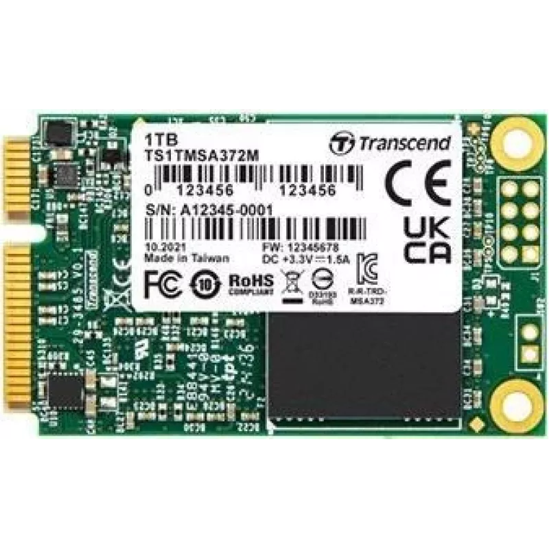 Transcend MSA372M - SSD - 16 GB - vidinis - mSATA - SATA 6Gb/s