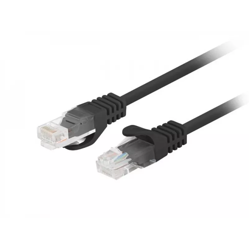 PATCHCORD Cat.6 UTP 3M Juodas FLUKE PASSED LANBERG 10 vnt.