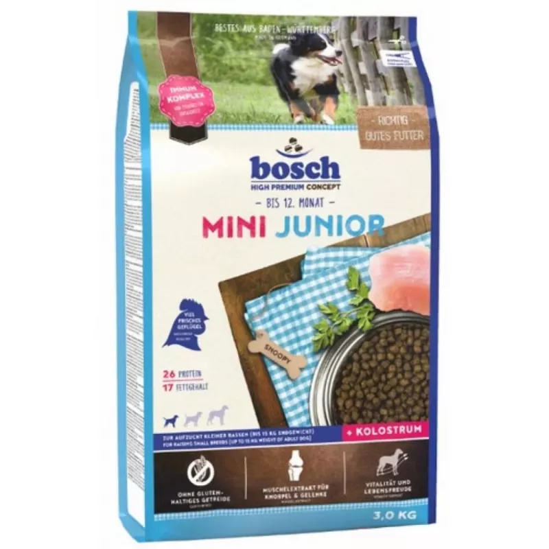 Šunų maistas Bosch MINI JUNIOR 3 kg