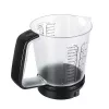 Virtuvinės svarstyklės Adler AD 3178 su matavimo puodeliu, maks. talpa 5 kg, tikslumas 1 g, juodos