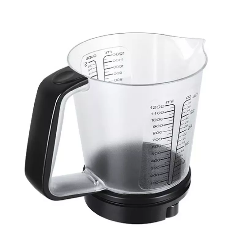 Virtuvinės svarstyklės Adler AD 3178 su matavimo puodeliu, maks. talpa 5 kg, tikslumas 1 g, juodos
