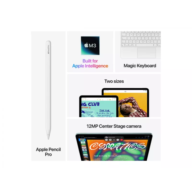 Apple iPad 11-inch Air Wi-Fi 256GB - Mėlynos spalvos
