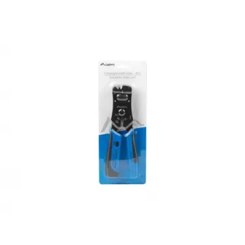 Lanberg NT-0203 kabelių užspaudimo įrankis Užspaudimo įrankis Juoda, Mėlyna